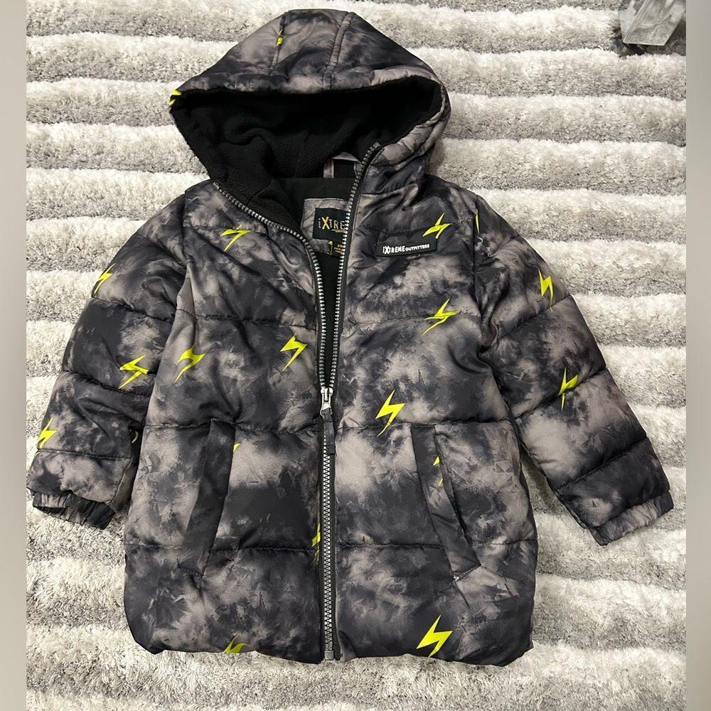Kids Lightning Bolt Puffer Jacket